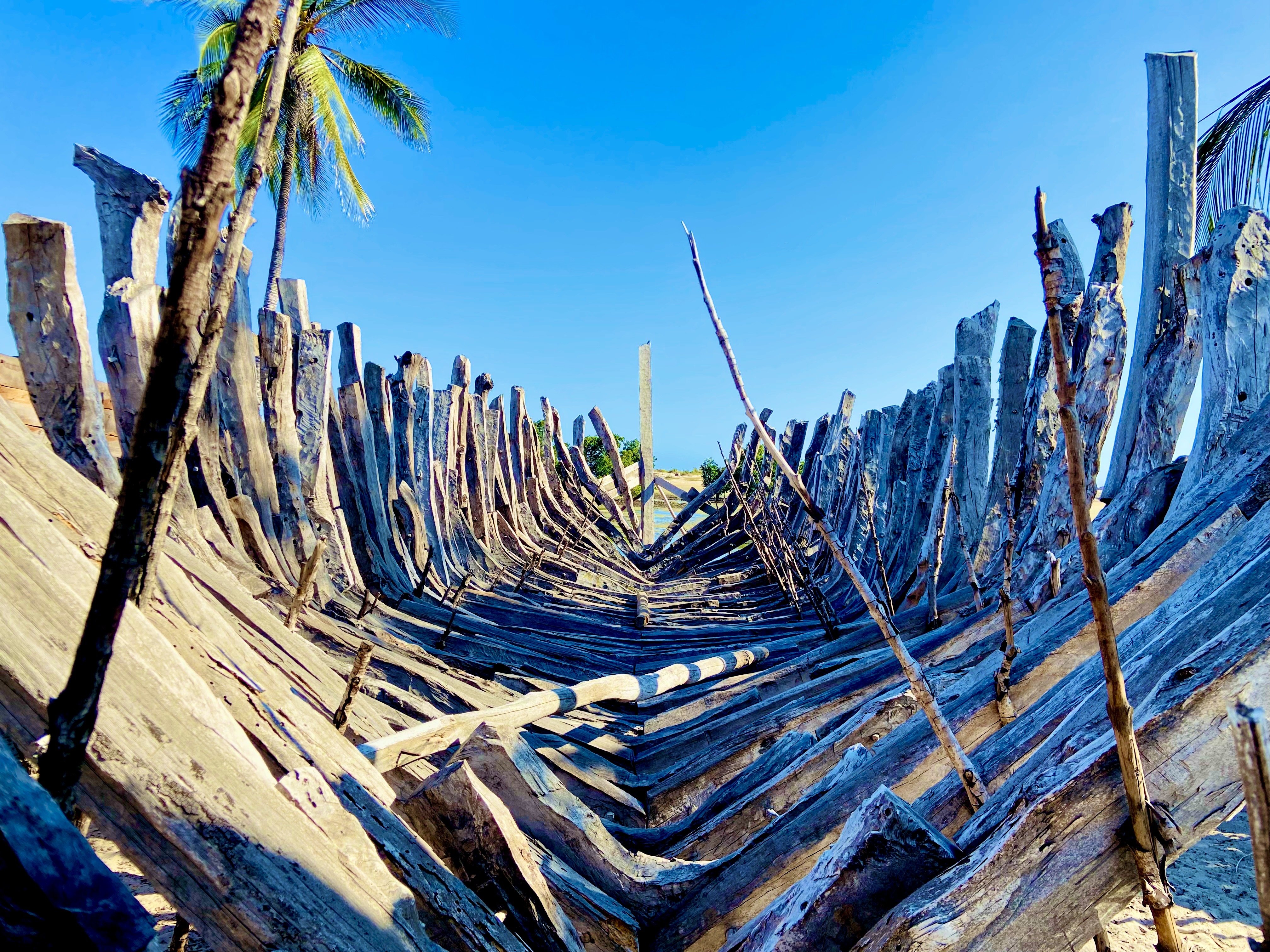 Chantier naval traditionnel de boutres